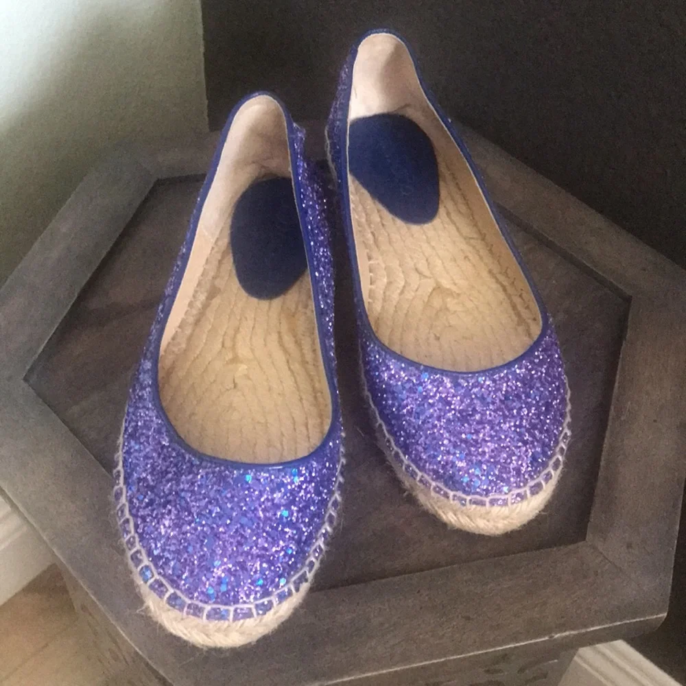 🛑 1 hour sale. Jimmy Choo, Like New, sparkle espadrilles - Picture 3 of 11